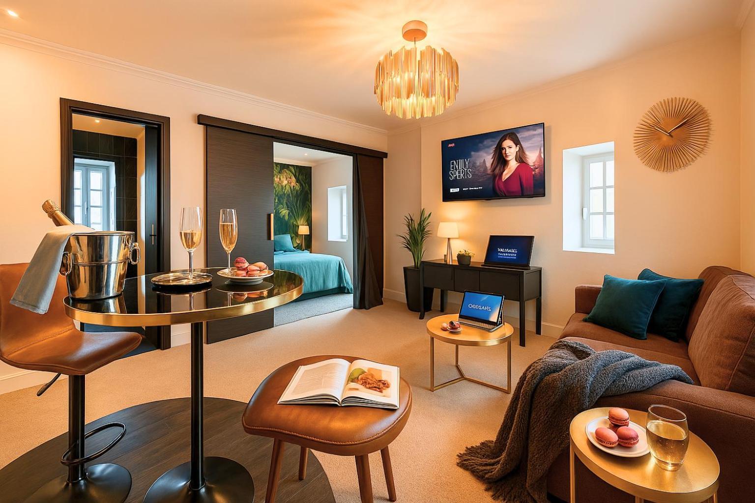 Luxe Appart'Hotel Le Roitelet - Tullins Hypercentre - Parking Gratuit Apartment *